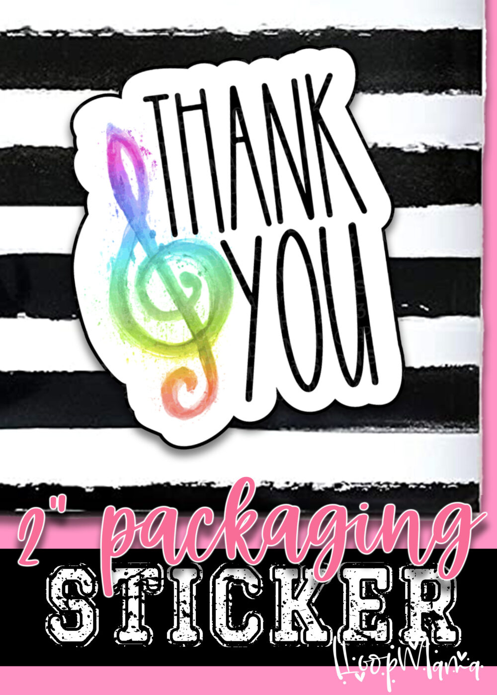 S0920 - Thank You Treble Clef