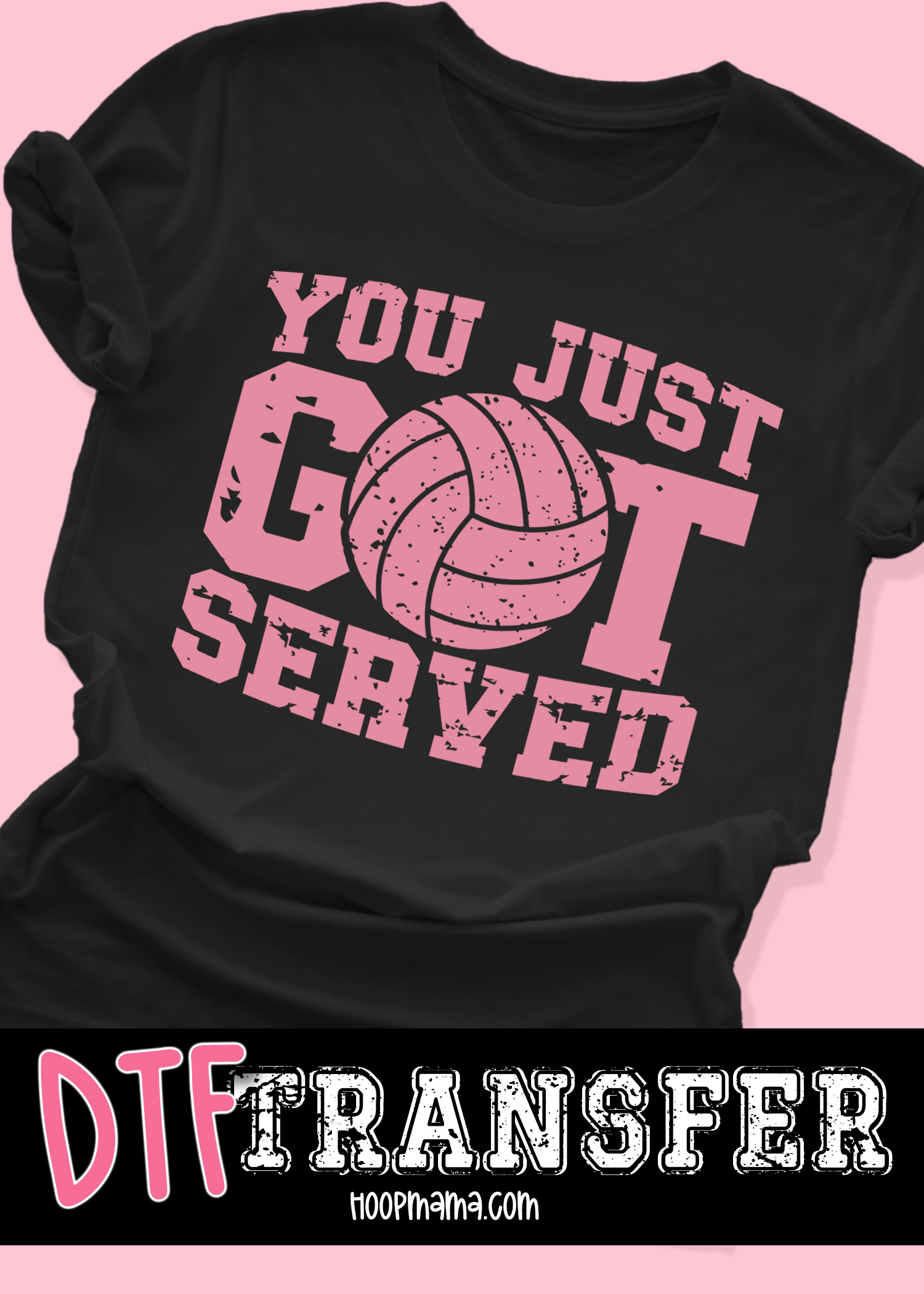 You Just Got Served Volleyball Hair Bow