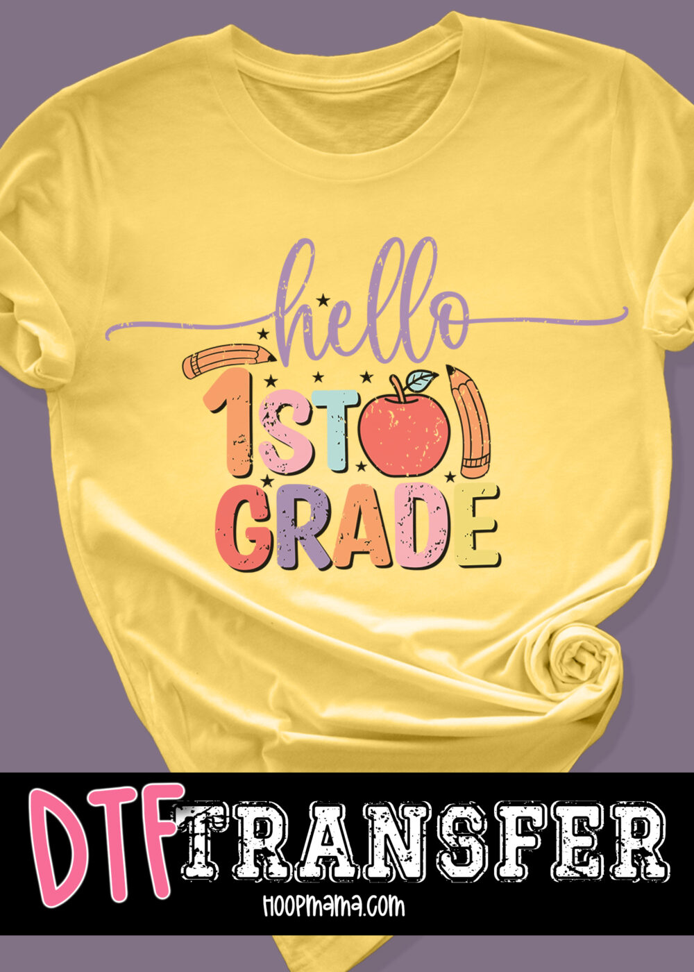 23-0975 - Hello 1st Grade- DTF Transfer