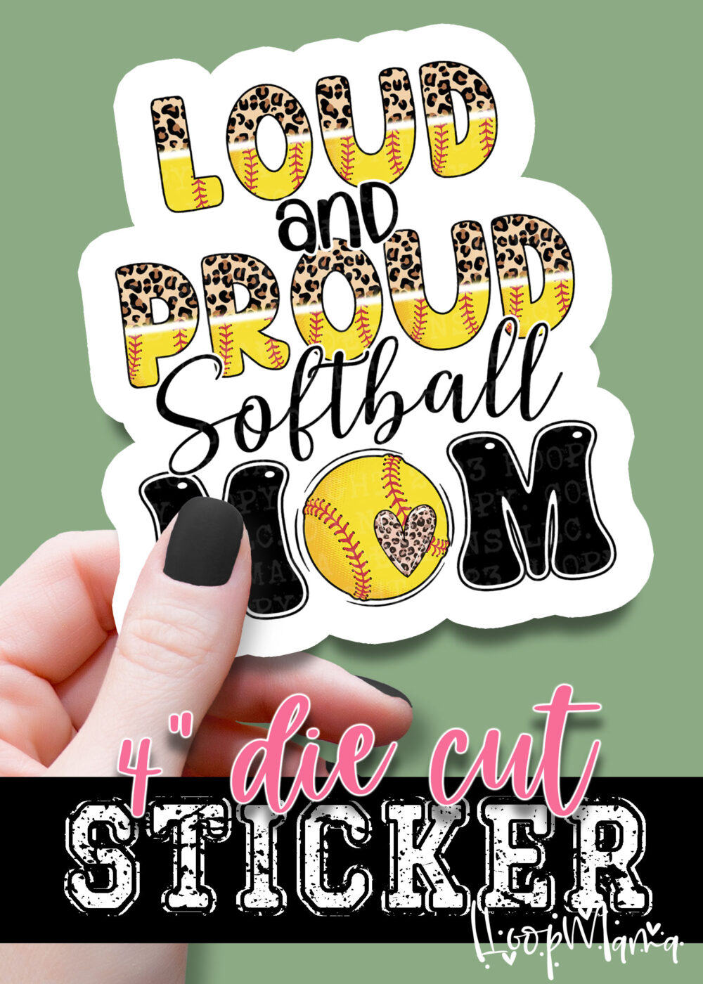 N24-JAN29-004 - Loud and Proud - DIE CUT STICKER
