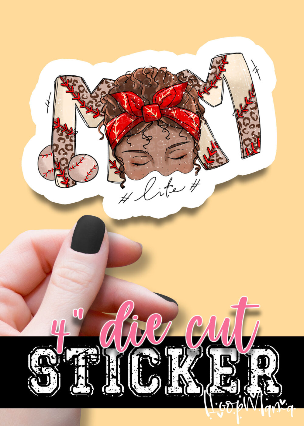 N24JAN18-097 - Mom Life - DIE CUT STICKER