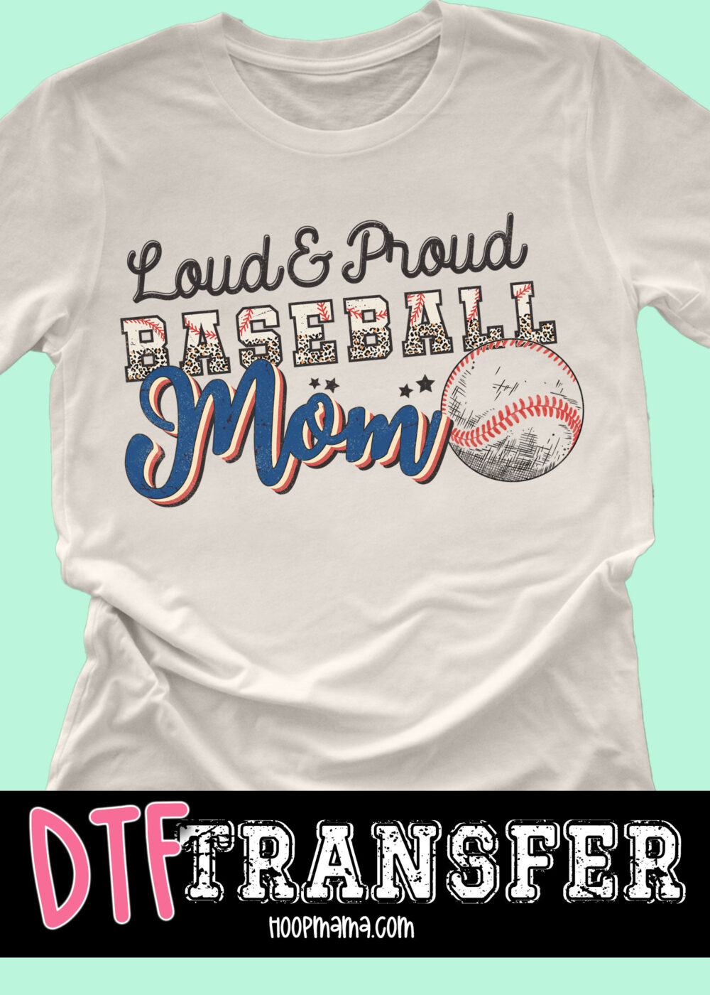 N24JAN18-016 - Loud and Proud Baseball - DTF TRANSFER