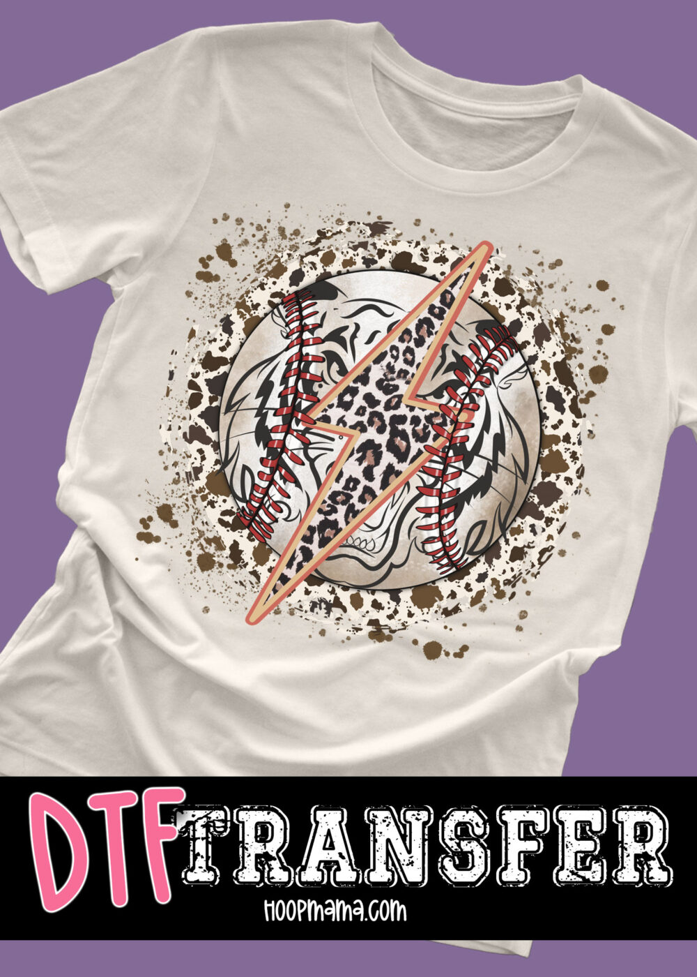 N24JAN18-031 - Basbeball Lightening - DTF TRANSFER