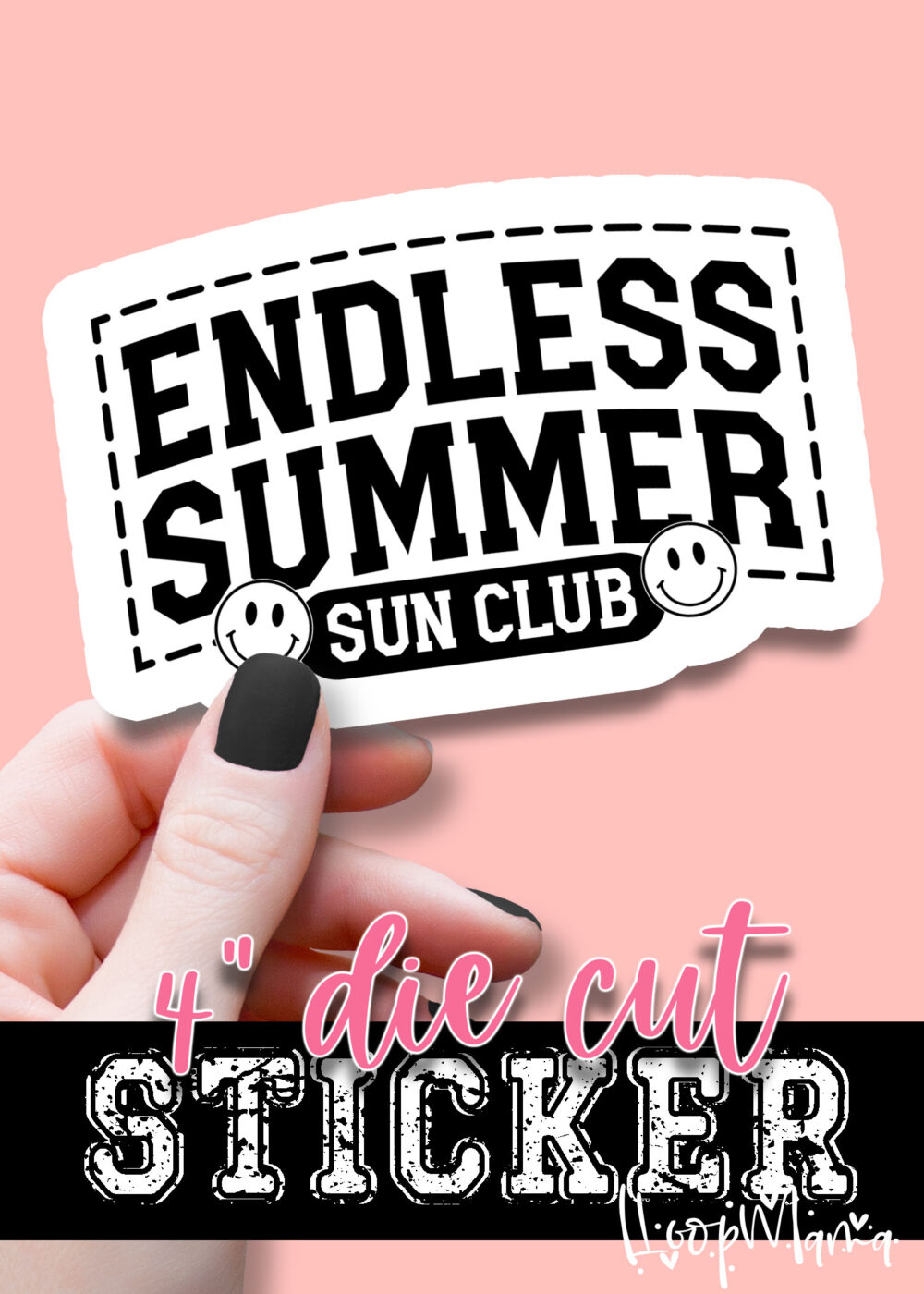 DC-B24-MAY14 - Endless Summer - DIE CUT STICKER
