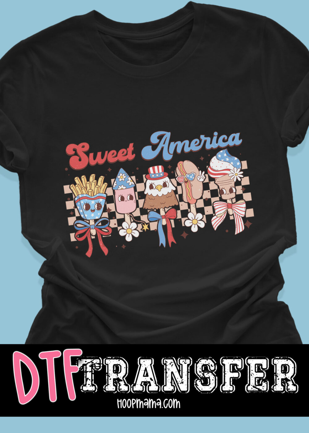 N24-APR16-024 - Sweet America - DTF TRANSFER