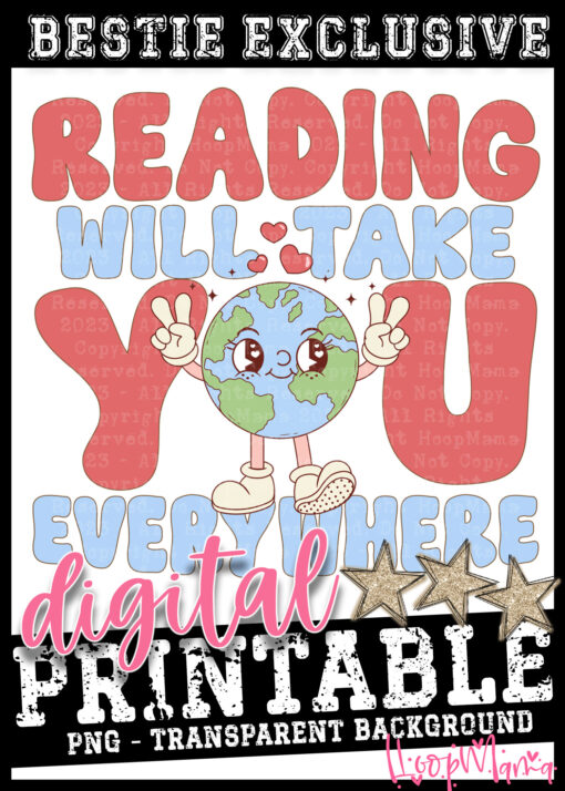 DD-B25-JAN34 - Reading Will Take You Everywhere - DIGITAL DOWNLOAD