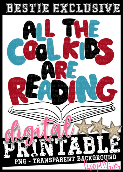 DD-B25-JAN37 - All The Cook Kids Are Reading - DIGITAL DOWNLOAD