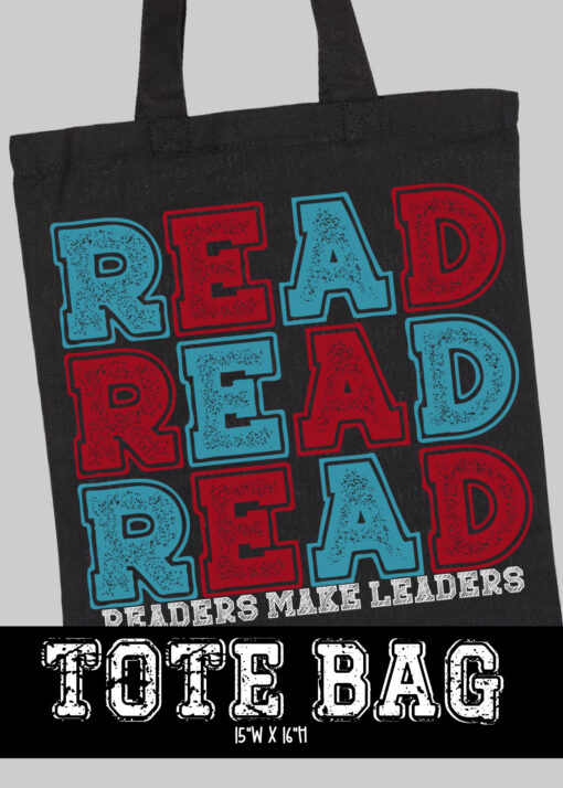 TB-B25-JAN33 - Read Read Read - TOTE BAG