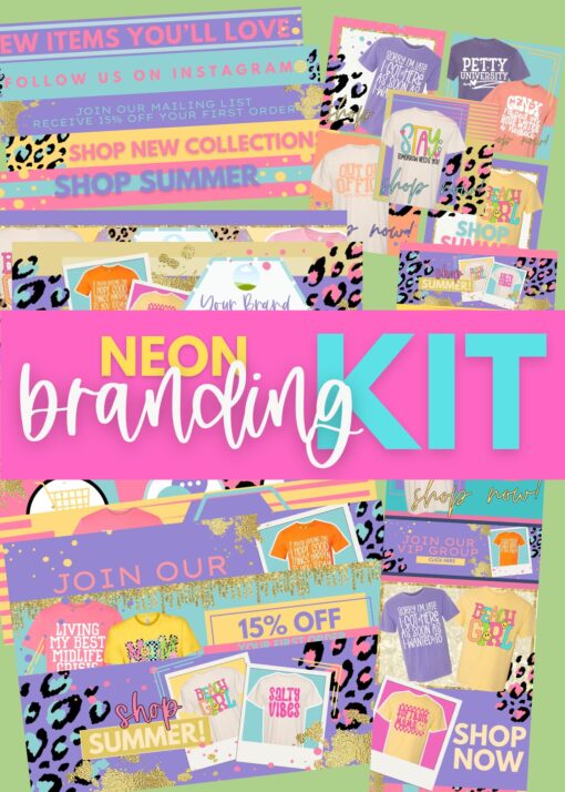 Branding Kit - Neon - May 2024