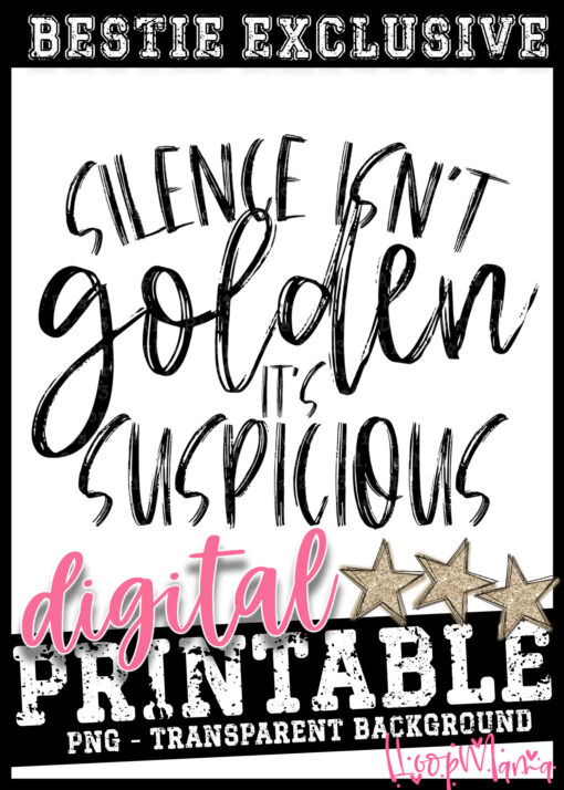 DD-B25-MAR39 - Silence Isnt Golden - DIGITAL DOWNLOAD