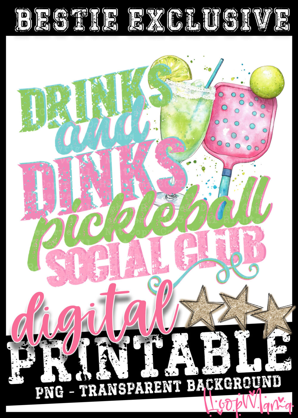DD-B25-MAY25 - Drinks And Dinks - DIGITAL DOWNLOAD