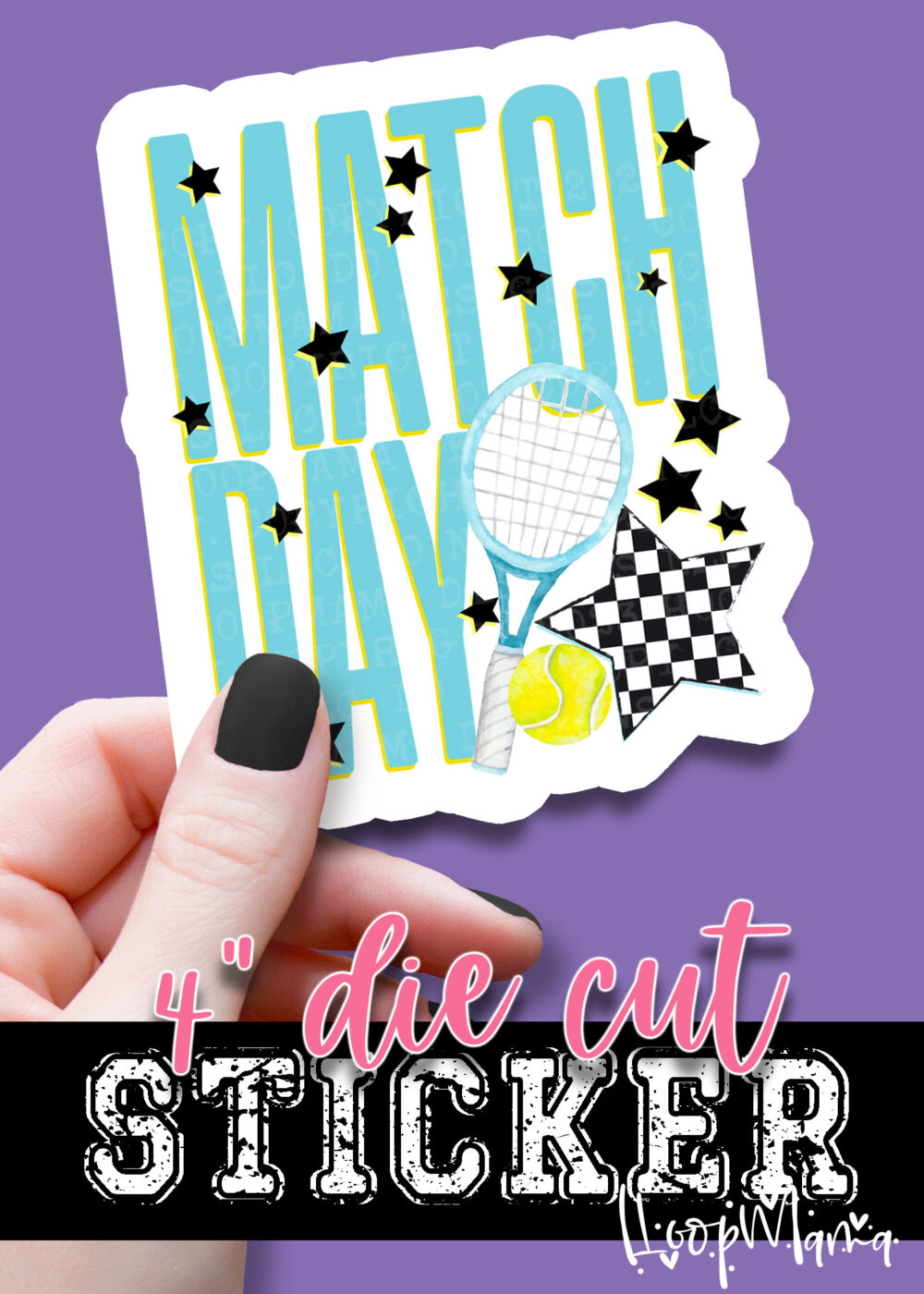 DC-B25-MAY29 - Match Day - DIE CUT STICKER
