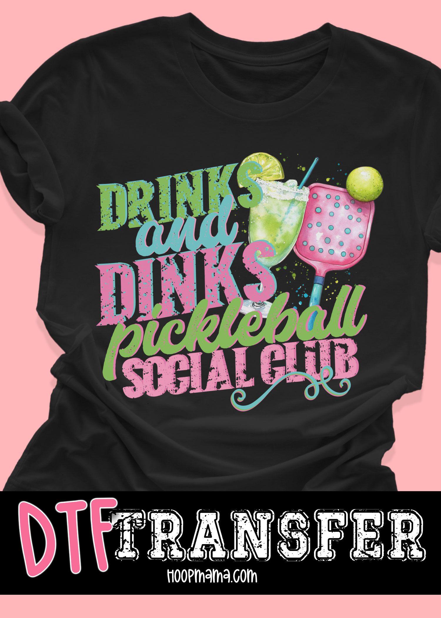 DTF-B25-MAY25 - Drinks And Dinks - DTF TRANSFER