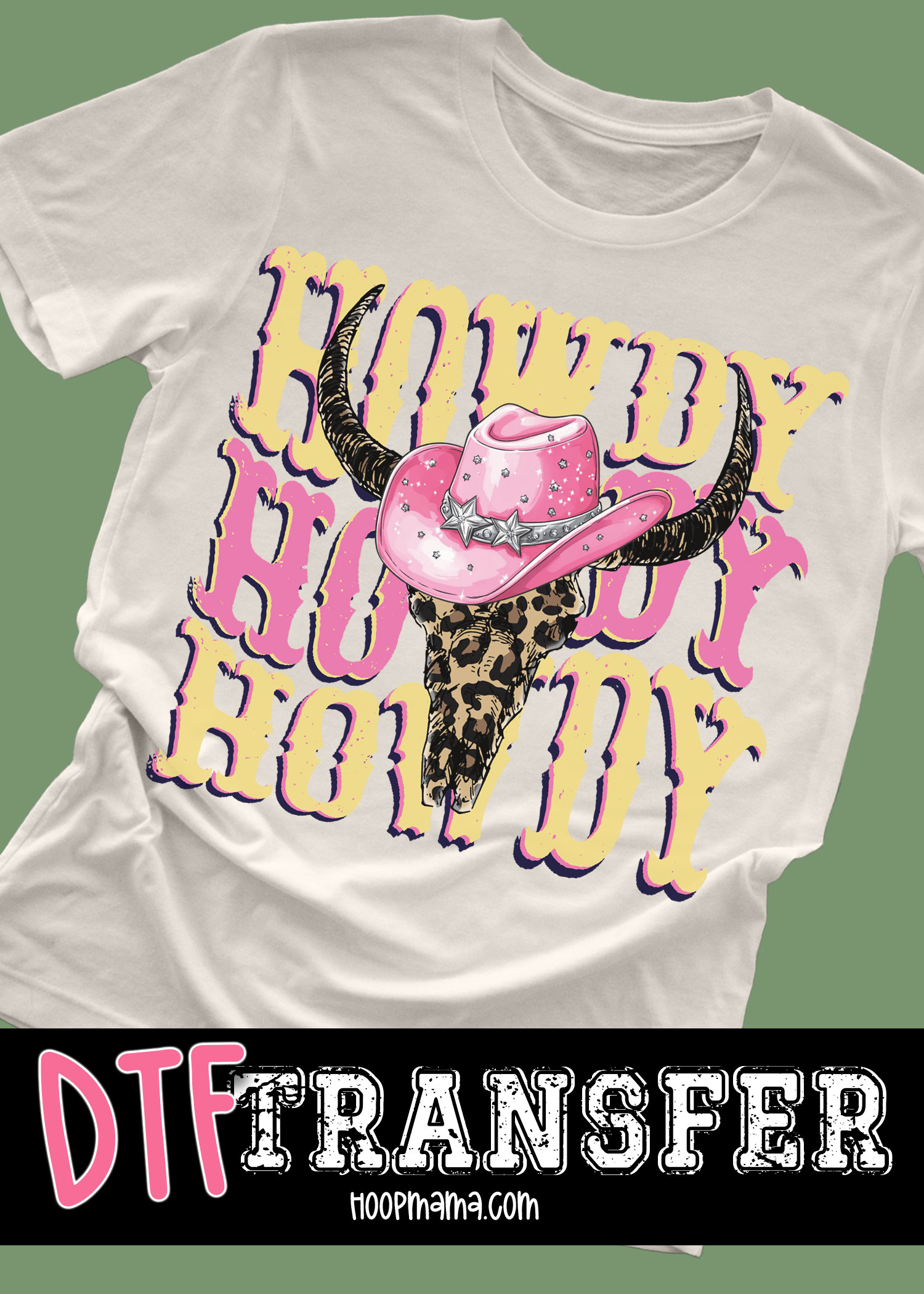 DTF-B25-MAY02 - Howdy Howdy Howdy - DTF TRANSFER