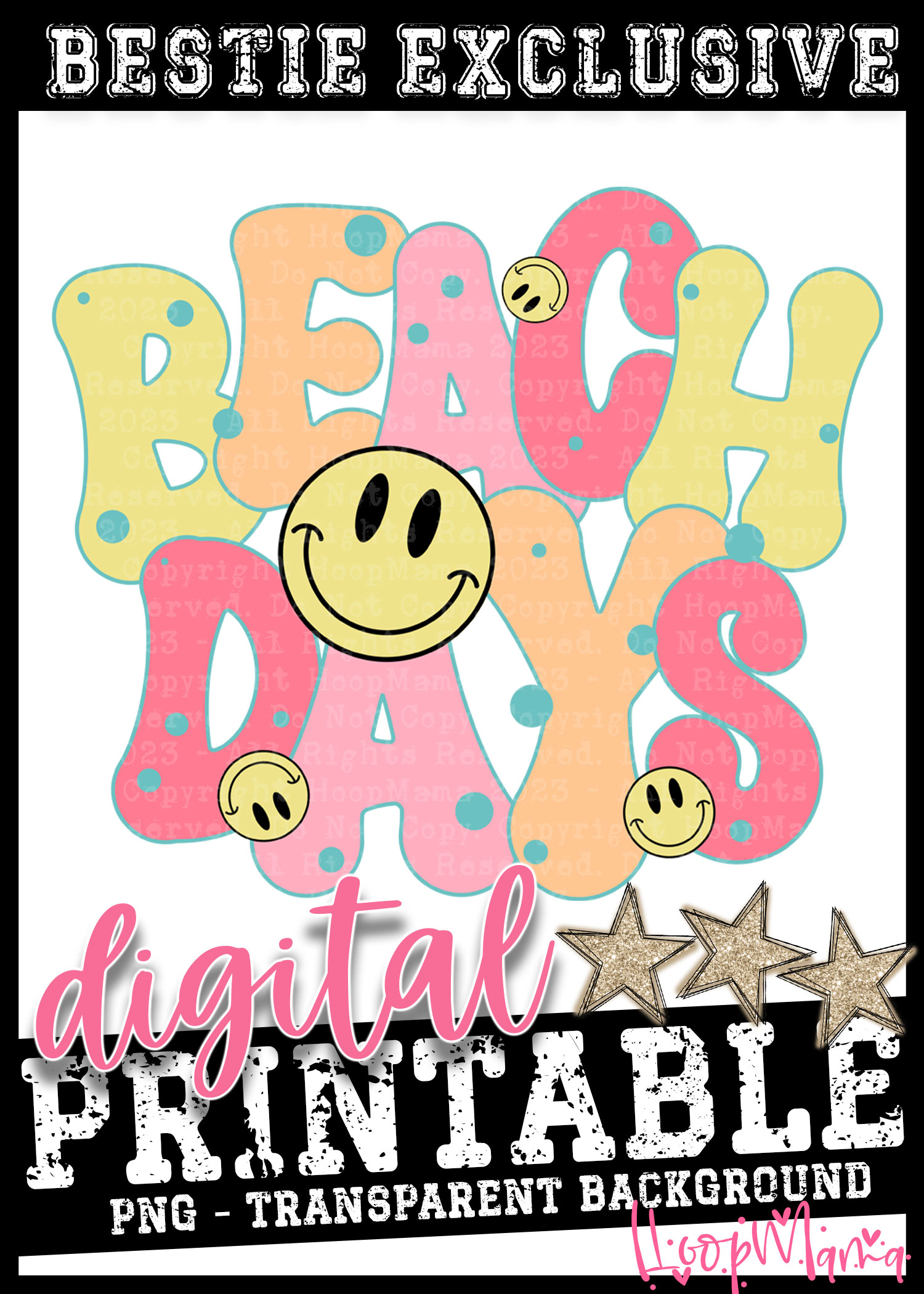DD-B25-JUN50 - Beach Days - DIGITAL DOWNLOAD