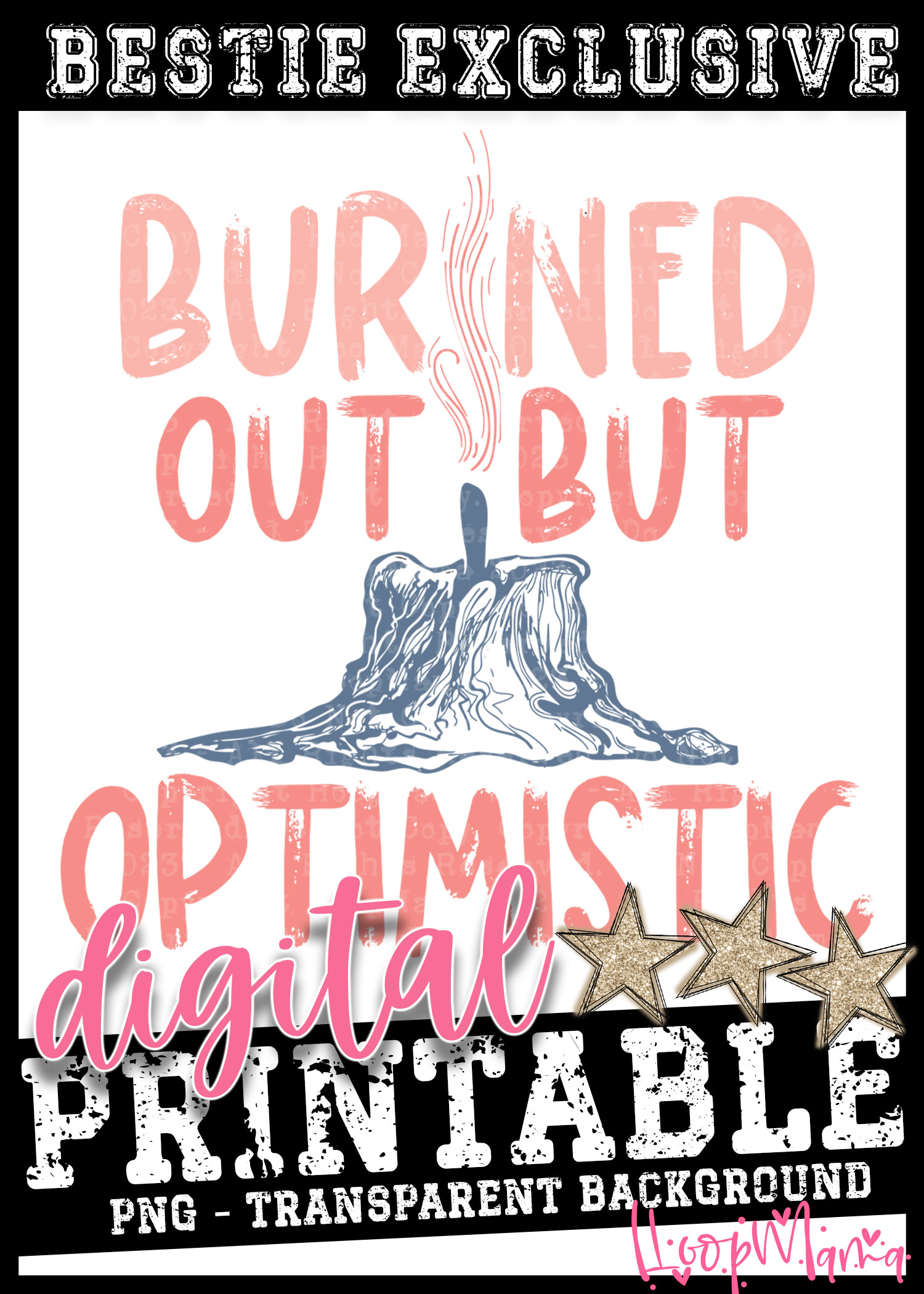 DD-B25-JUL11 - Burned Out But Optimistic COLOR - DIGITAL DOWNLOAD
