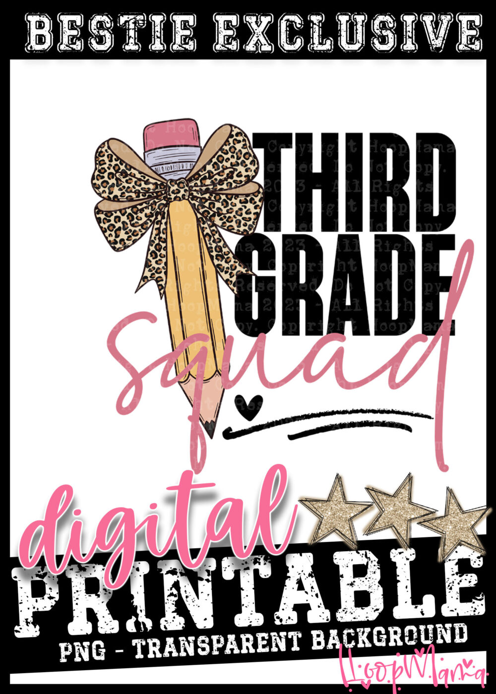 DD-B25-JUL33 - Third Grade Squad - DIGITAL DOWNLOAD