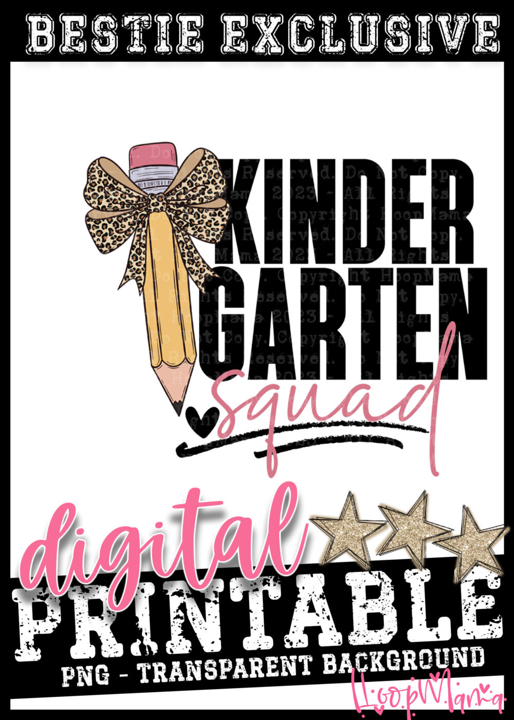 DD-B25-JUL37 - Kindergarten Squad - DIGITAL DOWNLOAD