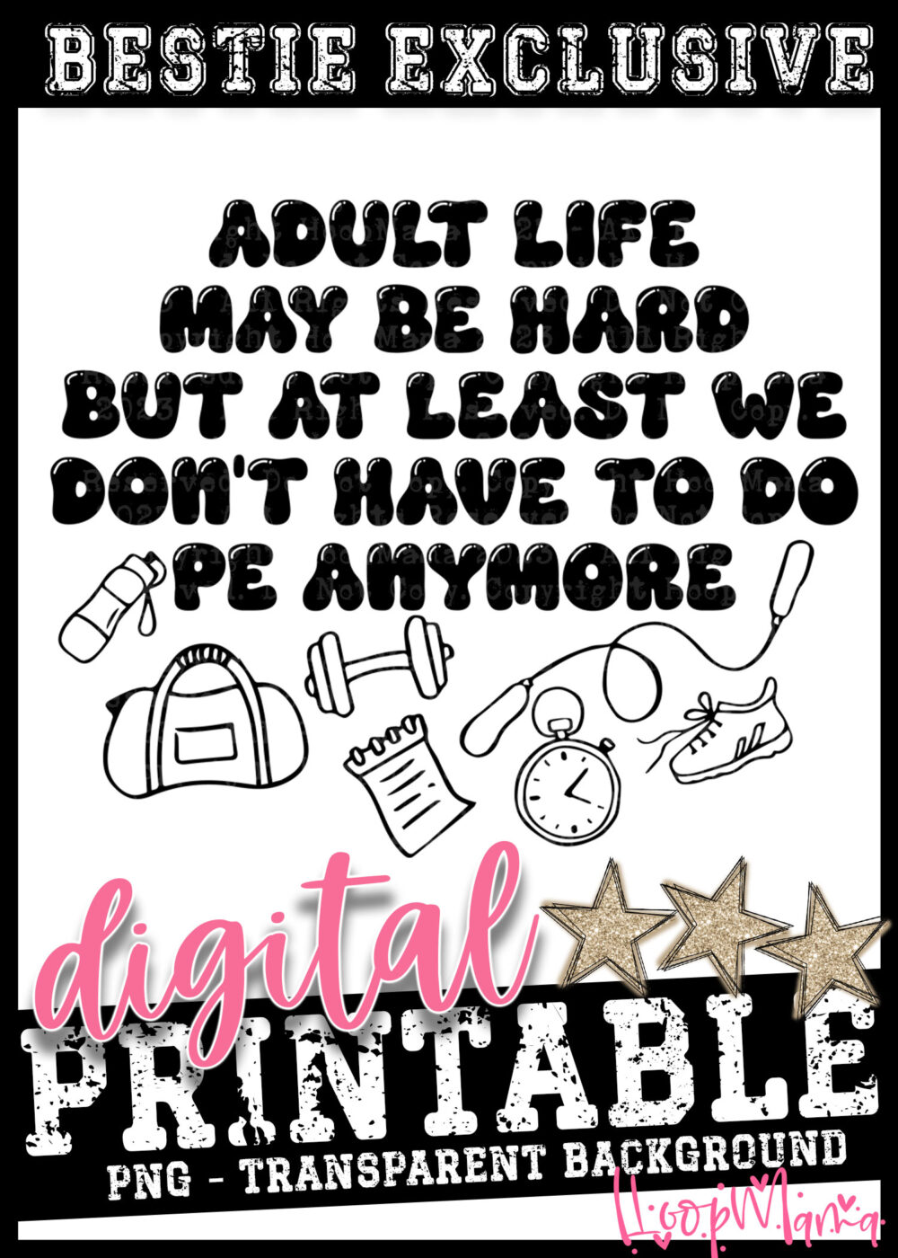 DD-B25-JUL42 - Adult Life May Be Hard - DIGITAL DOWNLOAD