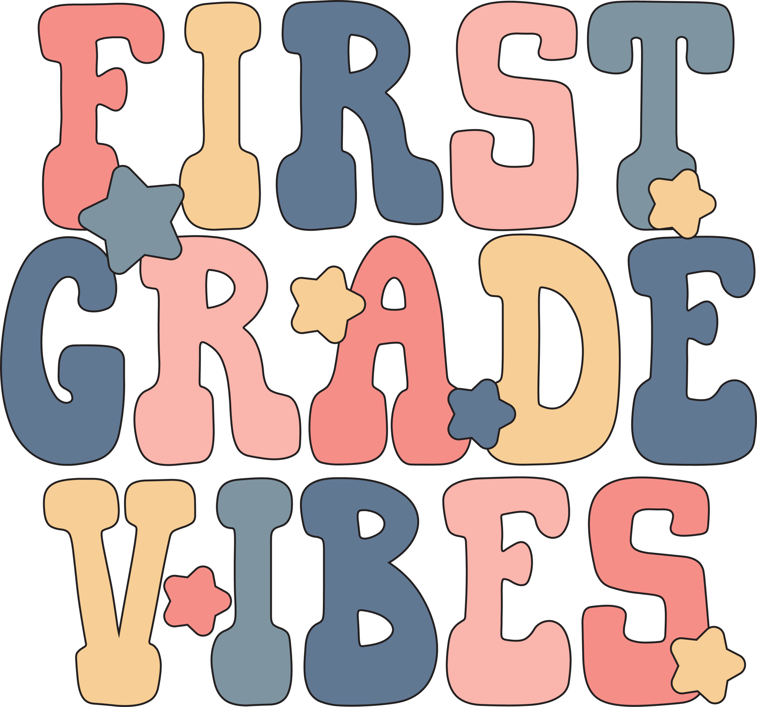 DD-B25-JUL13 - First Grade VIbes - DIGITAL DOWNLOAD
