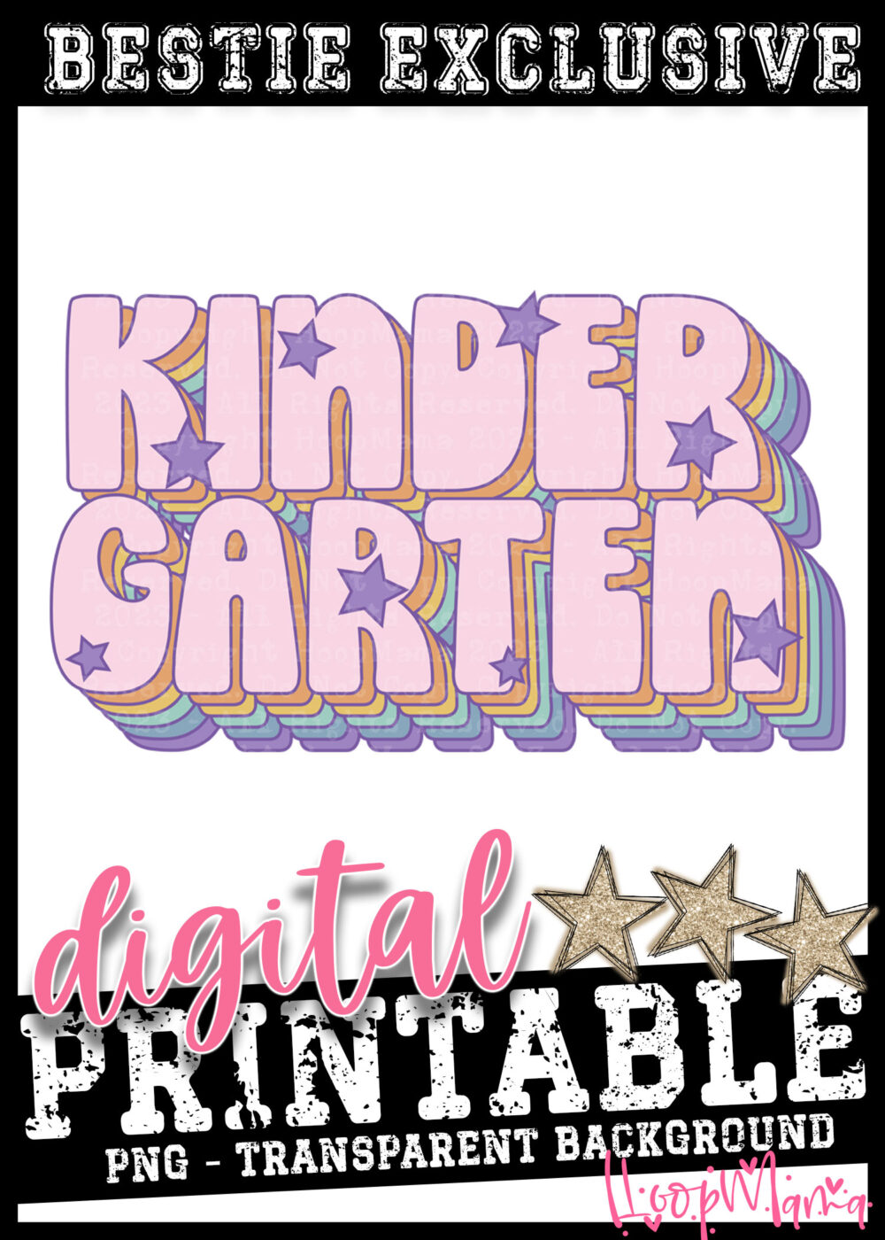 DD-B25-AUG11 - Kindergarten - DIGITAL DOWNLOAD